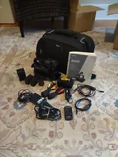 Canon XA10 Camera w/ Kata Capsule-181 case, Batteries, and Accessories