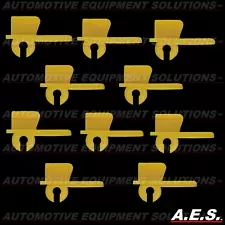 John Bean Hofmann Snap-on Tire Changer Mount Demount Head Inserts Yellow Slotted