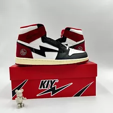 Kool KIY Kickclusive Autographed Limited Edition Black Toe Colorway Red white