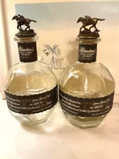 Blanton's Single Barrel Bourbon Whiskey Empty Bottle Set of 2