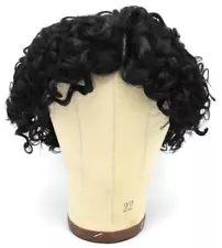 AILIMEI Short Curly Bob Side Part 100% Human Hair Wig 6 Inch