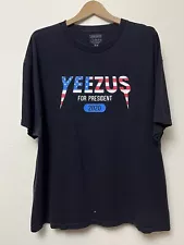 Yeezus Tour Shirt Men’s 2XL Yeezus For President Unkomn Collab Promo Merch Rare