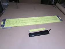 Large Vintage 48" Pickett Slide Rule Classroom Display Teaching Tool 1962