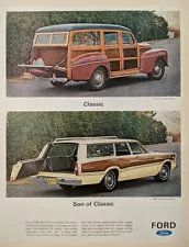 1967 Ford Country Squire Station Wagon Wood Panels And Classic 1946 Wagon