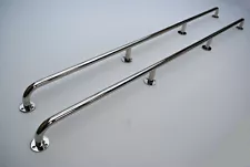 Pair 316 Stainless Steel 1200mm Boat Grab Rails/Handles, Highly Polished