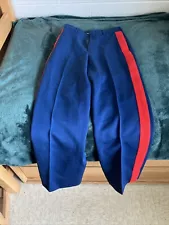 USMC US MARINE CORPS DRESS BLUES PANTS WITH RED BLOOD STRIPE 30 L 30” X 30”