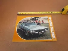 1973 Dodge Challenger Rallye sales brochure ORIGINAL 4 pg folder literature