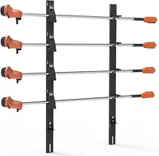 4 Place Weedeater Edge Trimmer Rack For OPEN Landscape Trailer Lockable Steel