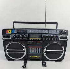 Lasonic i931BTQ Boombox - Rechargeable Bluetooth 80's Style Ghetto Blaster