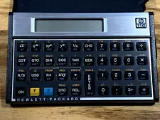 Hewlett-Packard HP-11C Programmable Scientific Calculator & Case - Works Great