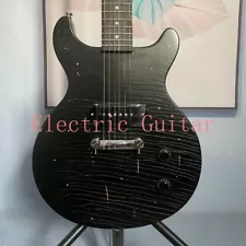 Vintage Special Shape Black LP Junior Electric Guitar P90 Pickups for Sale