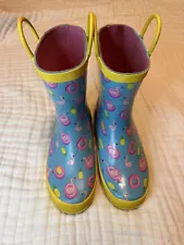 Lily & Dan Flamingo Pineapple Rain Boots Girls 13/1 OBO Best Offer