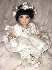 Marie Osmond LMTD Edition 2004 Princess Rose Bud Tiny Tot Doll w/ COA & Necklace