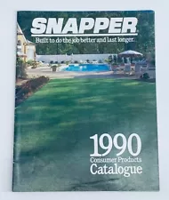 1990 Snapper Lawn Mowers Dealer Showroom Sales Guide Catalog