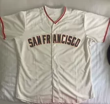 Willie Mays San Francisco Giants Jersey. Size Medium