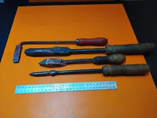 Vintage Blacksmith tinsmith copper tip soldering irons F13U13313