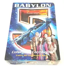 New Sealed Babylon 5 CCG Premier Edition Earth Starter Deck 1997