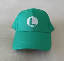 Luigi Adult Hat for Super Mario Bros Retro Cosplay Costume