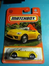 2024 Matchbox 2019 Volkswagen Beetle Convertible MBX Highway Yellow New eBay S&H