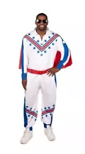 Tipsy Elves Mens Daredevil Jumpsuit Evel Knievel Halloween Costume Patriotic M