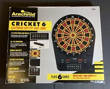 New Arachnid Talking Electronic 4 Player Cricket 6 Dart Board Game Soft Tip