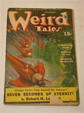 Weird Tales 1940 Pulp Science Fiction Magazine Bizarre & Unusual-Multi Authors