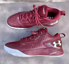 Size 11 - Under Armour ClutchFit Drive 2 Charged Red Men’s Basketball Shoes EUC