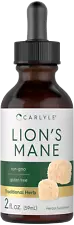 Lions Mane Extract Liquid | 2 Fl Oz | Vegetarian Tincture | by Carlyle