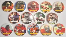 1994 Futbol de Norteamericano NFL Pogs (x14), 49ers Steve Young, Sharpe, Irvin