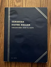 Whitman - Canadian Silver Dollar Album - No. 9073 - NO COINS