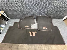 OEM 2017-2022 FORD F250 350 KING RANCH CARPET FLOOR MAT SET CREW CAB FRONT REAR (For: 2019 Ford F-250 Super Duty King Ranch)