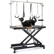 CO-Z Heavy Duty Electric X-Lift Pet Grooming Table for Cat Dog Drying Bathing