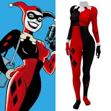 Harley Quinn Costume The Suicide Squad Cosplay Bodysuit for Kids Adult Handmade