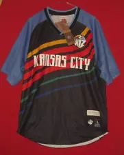 New/ Tag Mitchell & Ness MLS Kansas City Wizards 1996 Soccer Jersey - Mens Large