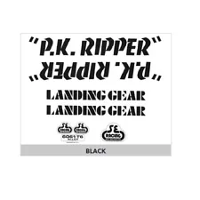 DECALS SE RACING Frame Set PK RIPPER Black