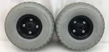 SET of Pride Jazzy Select GT Drive Wheels & Tires 3.00-4