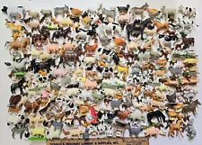 Lot Of 290 Miniature Toy Plastic Farm Animal Figures