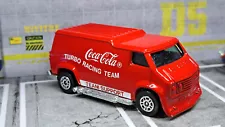 VINTAGE CORGI HOT ROD CUSTOM VAN COCA-COLA TURBO RACING TEAM MADE IN GRT BRITAIN