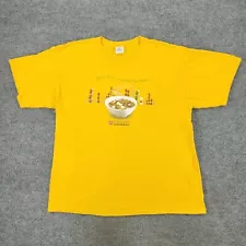 McDonald's Shirt Men's XL Yellow Logo Graphic Tee Short Sleeve Employee Uniform