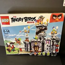 LEGO 75826 Angry Birds Kings Pig Castle 859pcs COMPLETE RETIRED 2016 Set