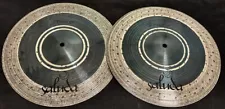 FIRST 15" SALUDA PROTOTYPE DEC2 HAMMERED HYBRID HI-HAT CYMBALS