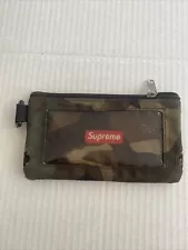 Supreme Mobile Pouch Woodland Camo FW16 Rare Needs TLC (J)