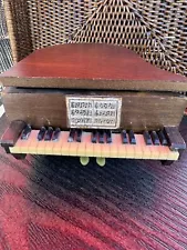 Wooden Baby Grand Piano With Coasters