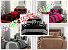 Empire Home 7-piece Soft Winter Bedding Suede Comforter Sets-SALE *NEW DESIGNS*