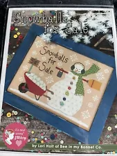 Snowballs for Sale Cross Stitch Pattern by Lori Holt of Bee in my Bonnet Co