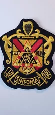 Phi Mu Alpha Sinfonia Music Fraternity Patch Crest Badge