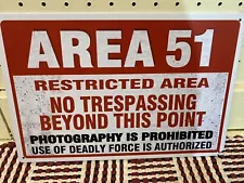 Area 51 Wall Sign