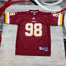 Washington Commanders Redskins Brian Orakpo Replica Jersey Large Red Length +2