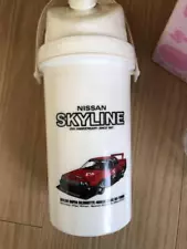 Nissan Novelty Skyline Water Bottle White Car Illustration Not For Sale