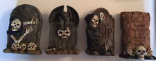 5” Scary grave marker Halloween decorations, R.I.P.